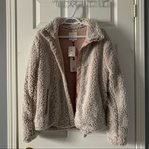 Pale Mauve Teddy Jacket